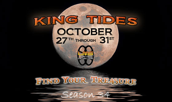 King Tides Myrtle Beach October, 2023 LMS Metal Detecting