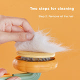 Pet Brush Self Cleaning Slicker Brush for Shedding Dog Cat Grooming Comb