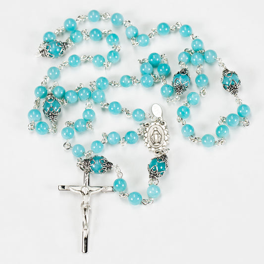 Hematite Catholic Rosary – Rosaries and Chaplets by Sue Anna Mary