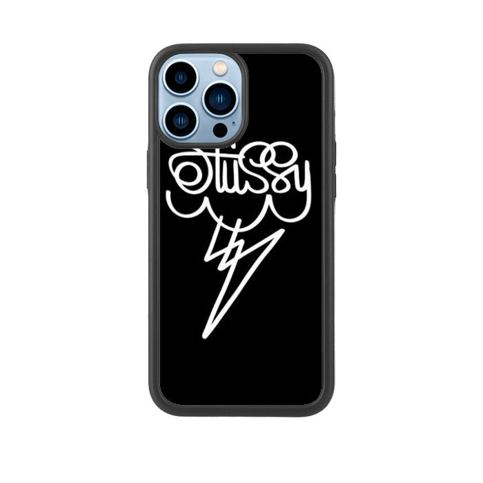 Stussy Black Storm Iphone 13 Pro Max Case Thoely Thoely