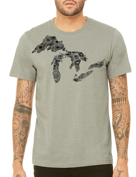 Michigan T-Shirt - Petoskey Stone - Mens - The Michigan Outfitter