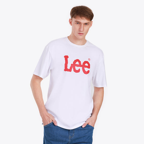 LIMITED BY LEE COLLECTION LOOSE FIT MEN'S T-SHIRT SHORTS SLEEVE WHITE – Lee  Jeans Thailand