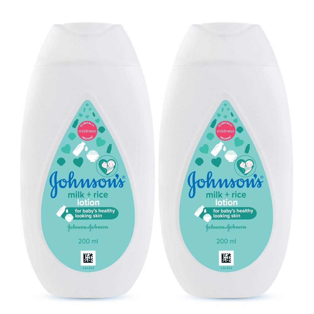 Johnson's Baby Milk and Rice Lotion