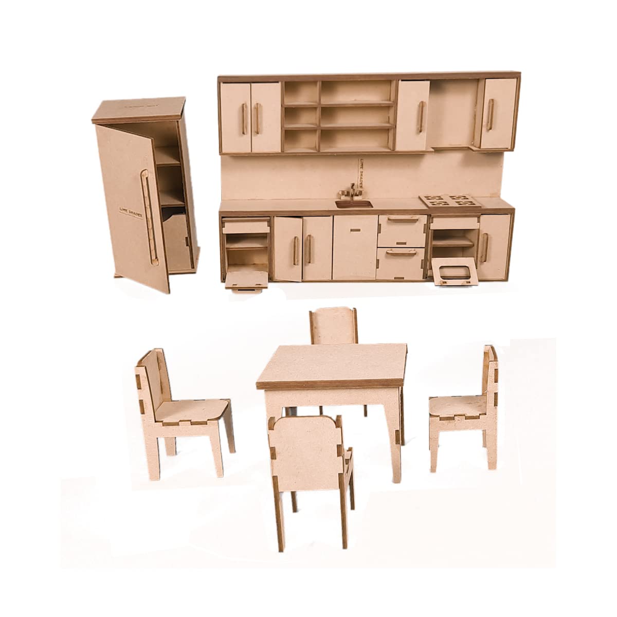 Limeshades Complete Modular Miniature Kitchen Set