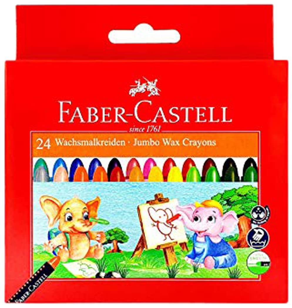 Faber Castell Jumbo Wax Crayons