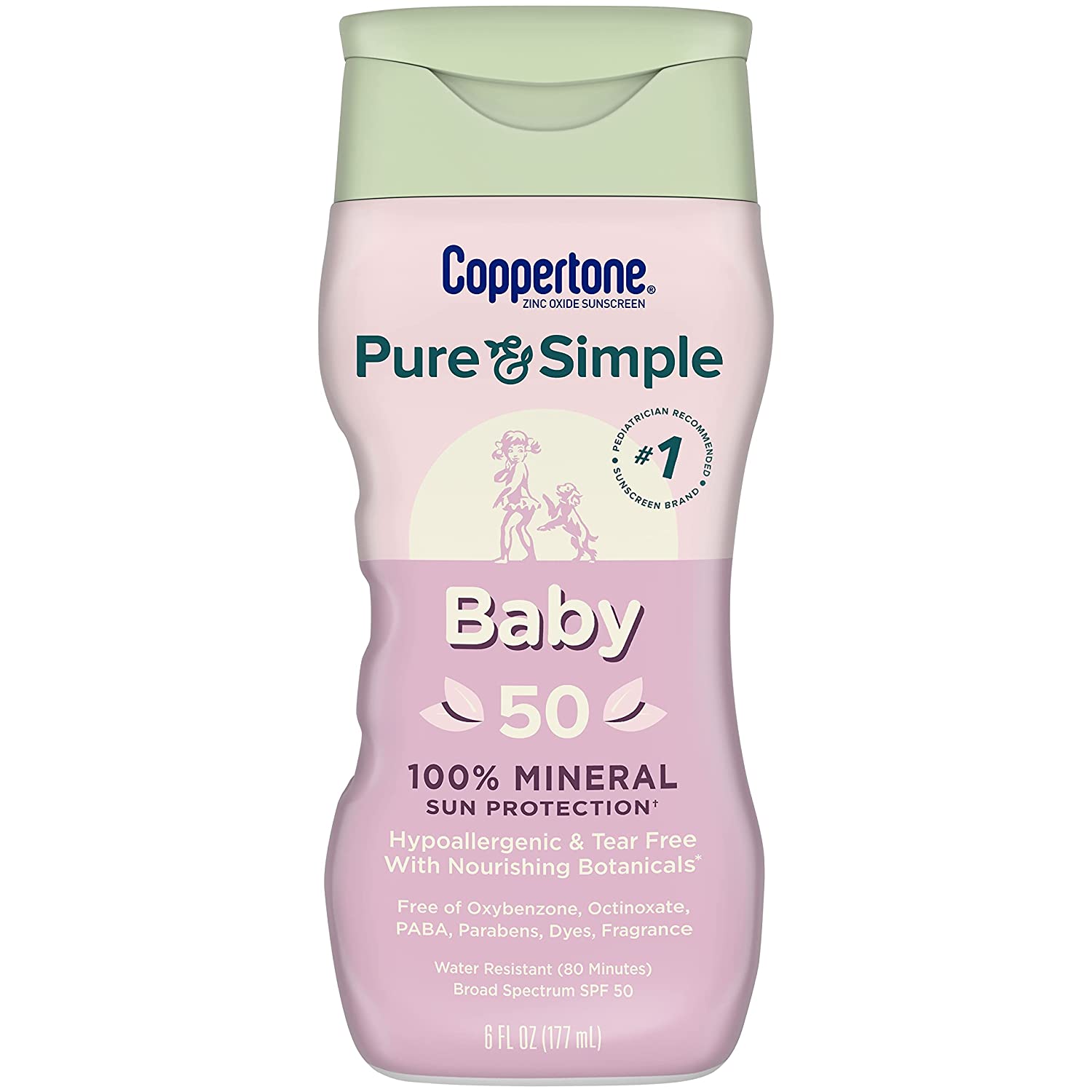 Coppertone Pure & Simple Sunscreen Lotion SPF 50