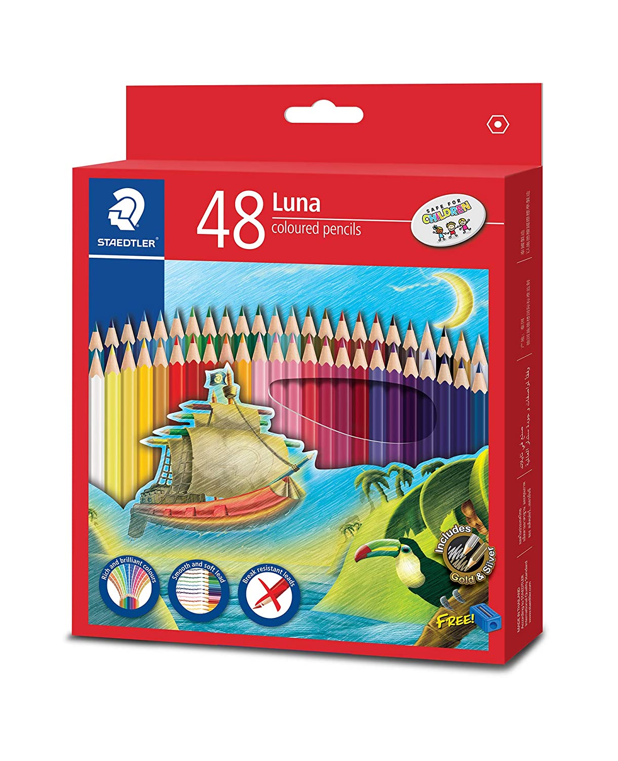 Staedtler 48 Shades Luna Coloured Pencil Set