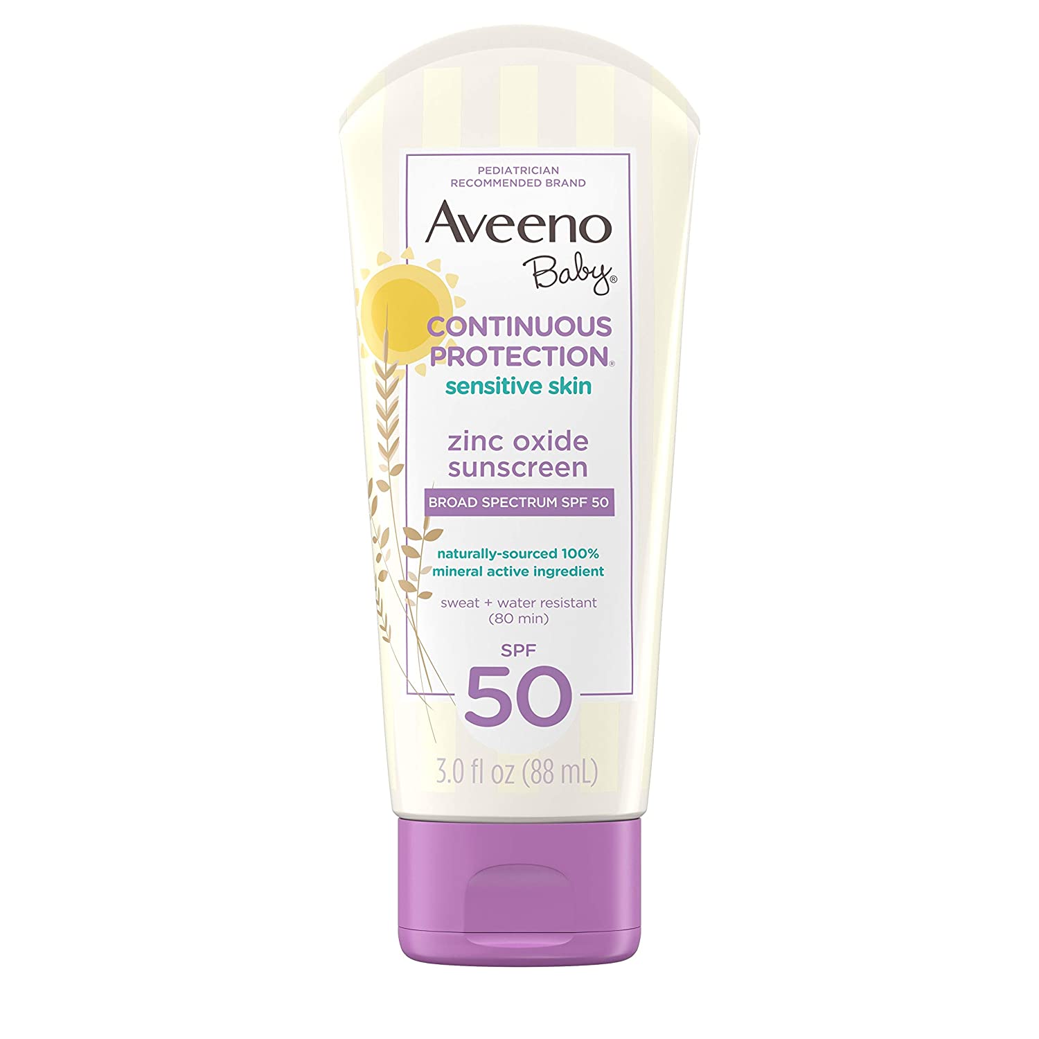 Aveeno Baby Continuous Protection Zinc Oxide Mineral Sunscreen