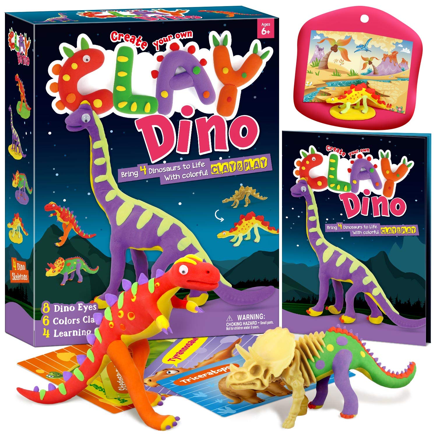 Create Your Own Clay Dino
