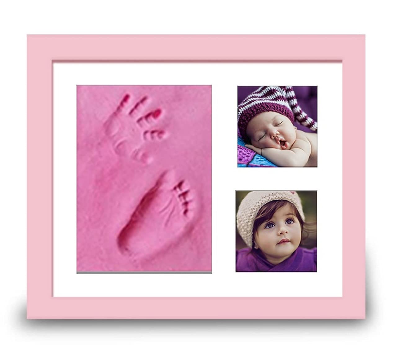 Mold Your Memories Baby Clay Handprint & Footprint Photo Frame