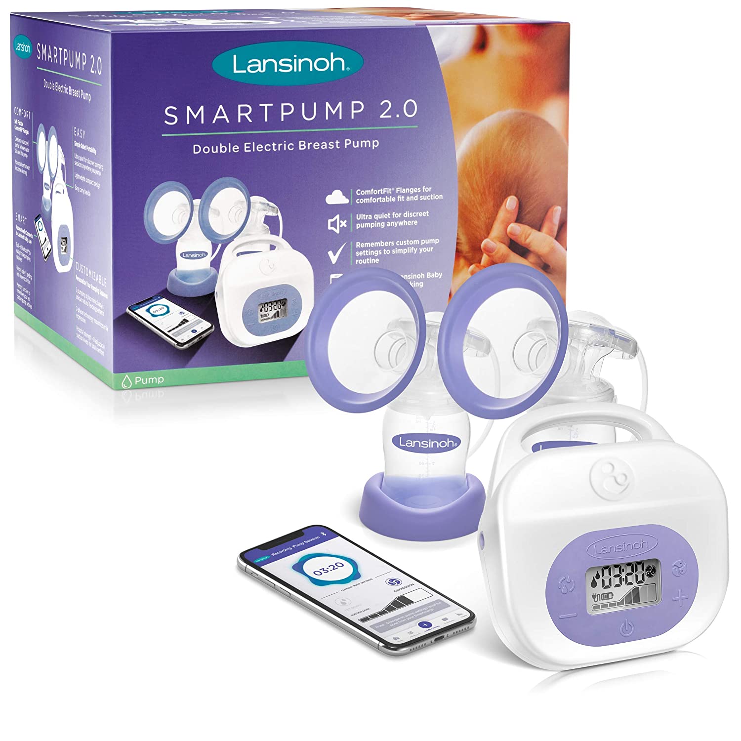 Lansinoh Smartpump 2.0 Double Electric Breastpump Kit