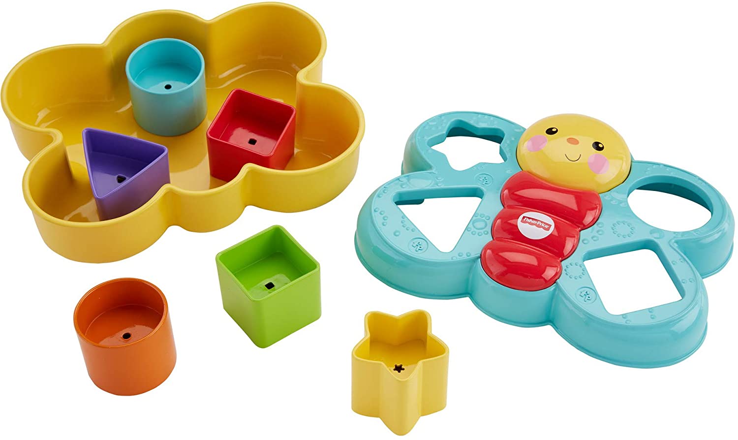 Fisher Price Plastic Butterfly Shape Sorter