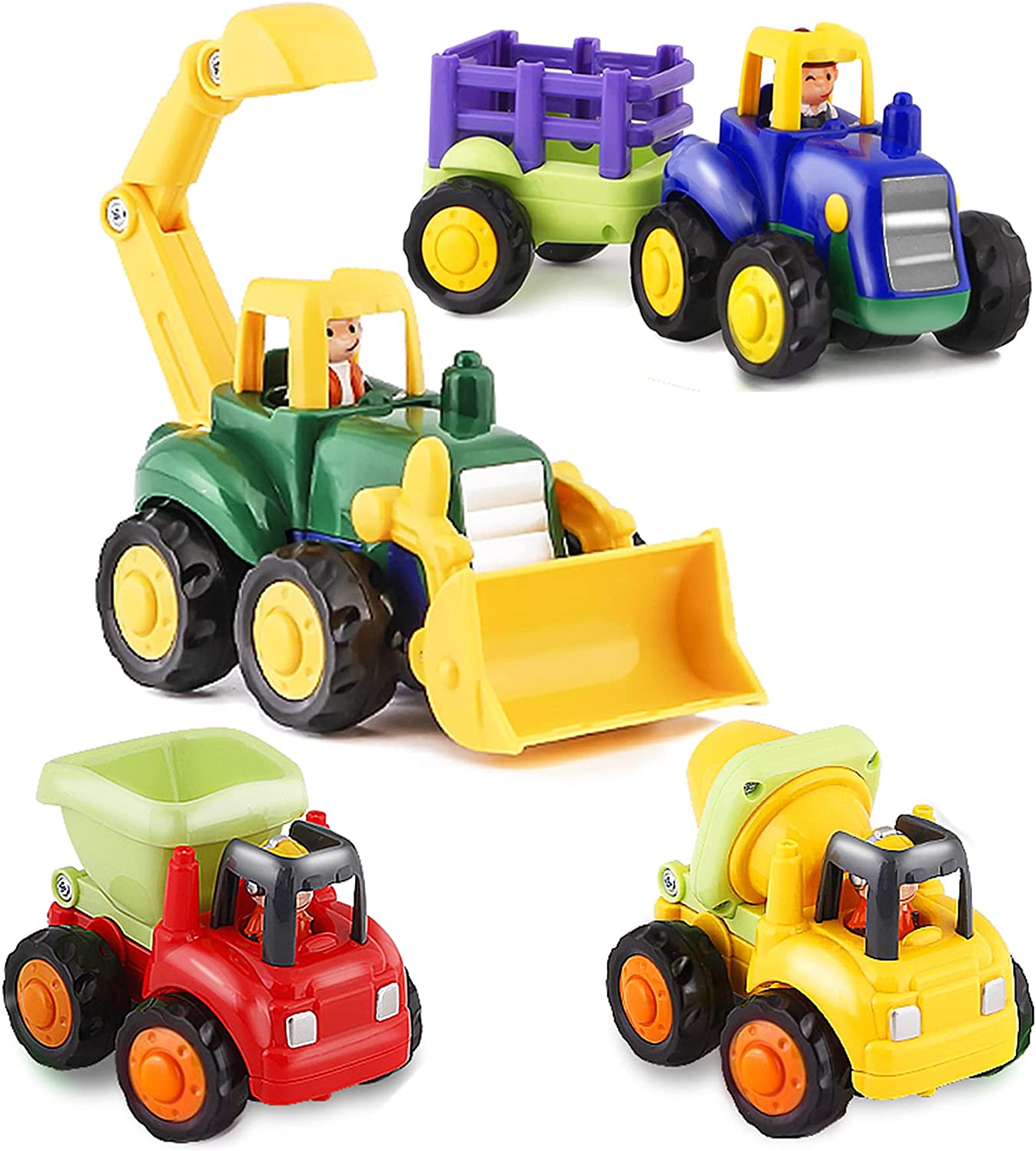 HISTOYE Toddler Toy Car Trucks