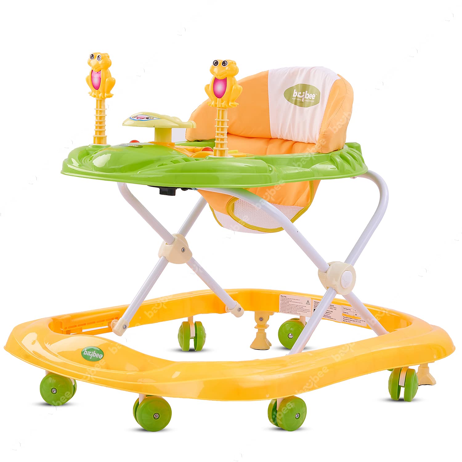 BAYBEE Smart Witty Plastic Round Baby Walker