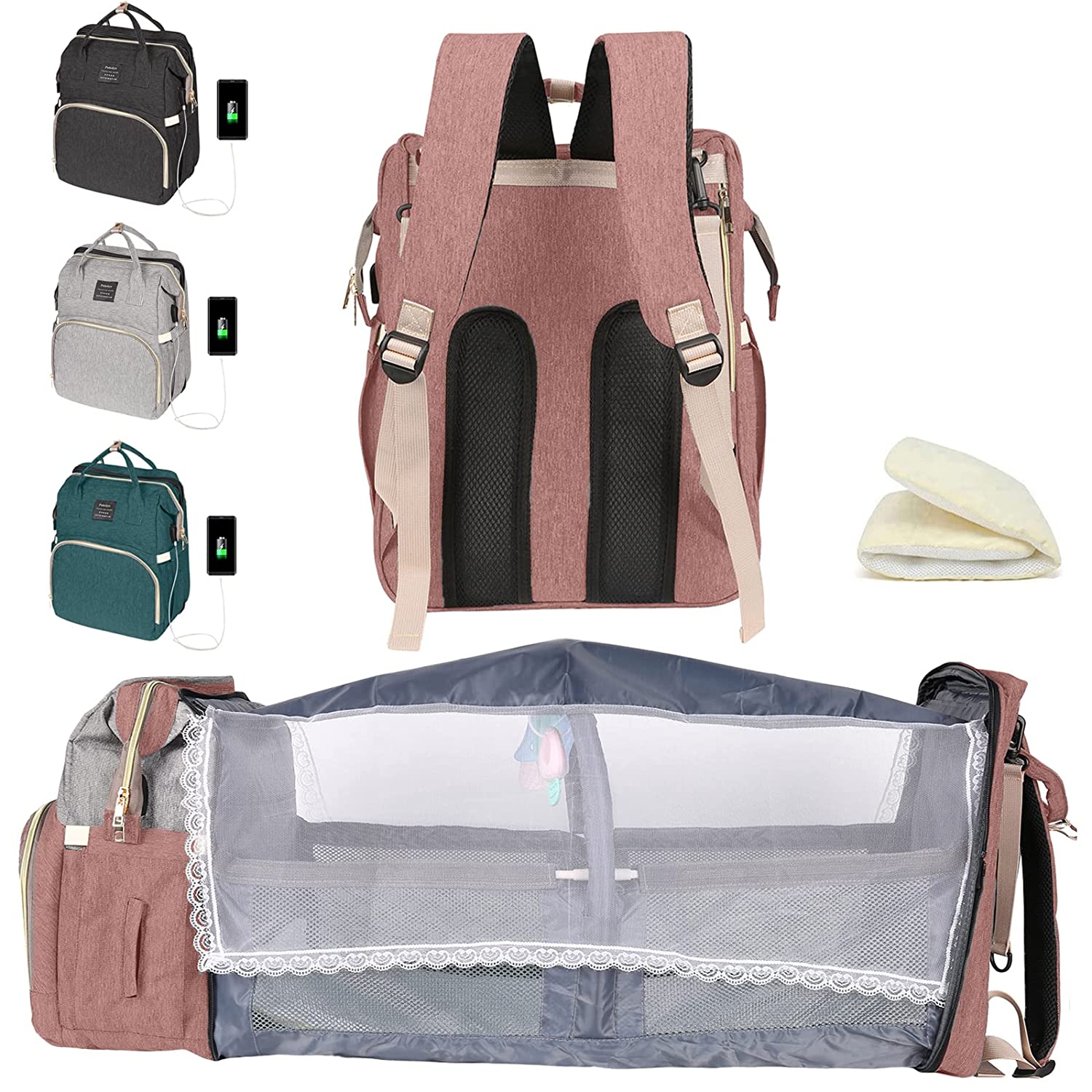 Fwkekye Baby Diaper Bag