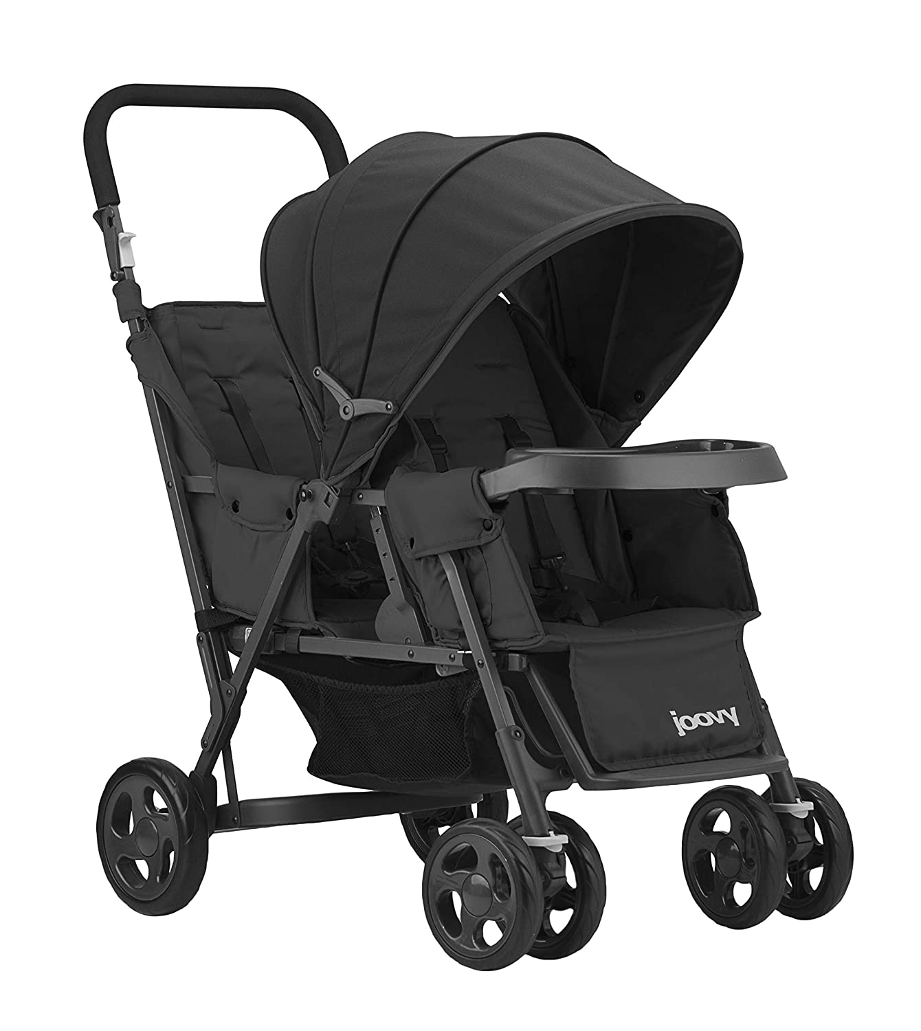 Joovy Caboose Too Graphite Stand On Tandem Stroller