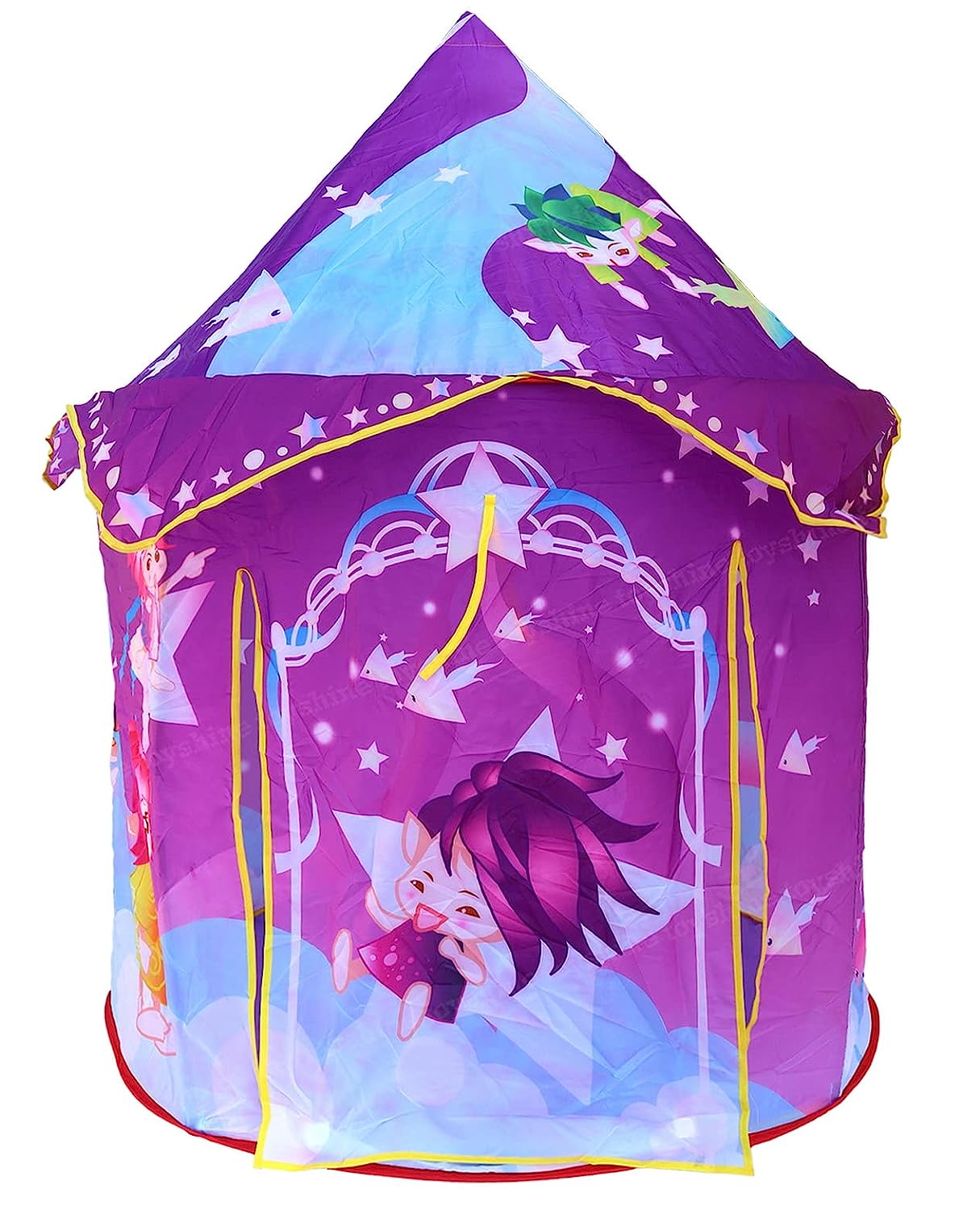 Toyshine Purple Princess Castle Theme Tent House