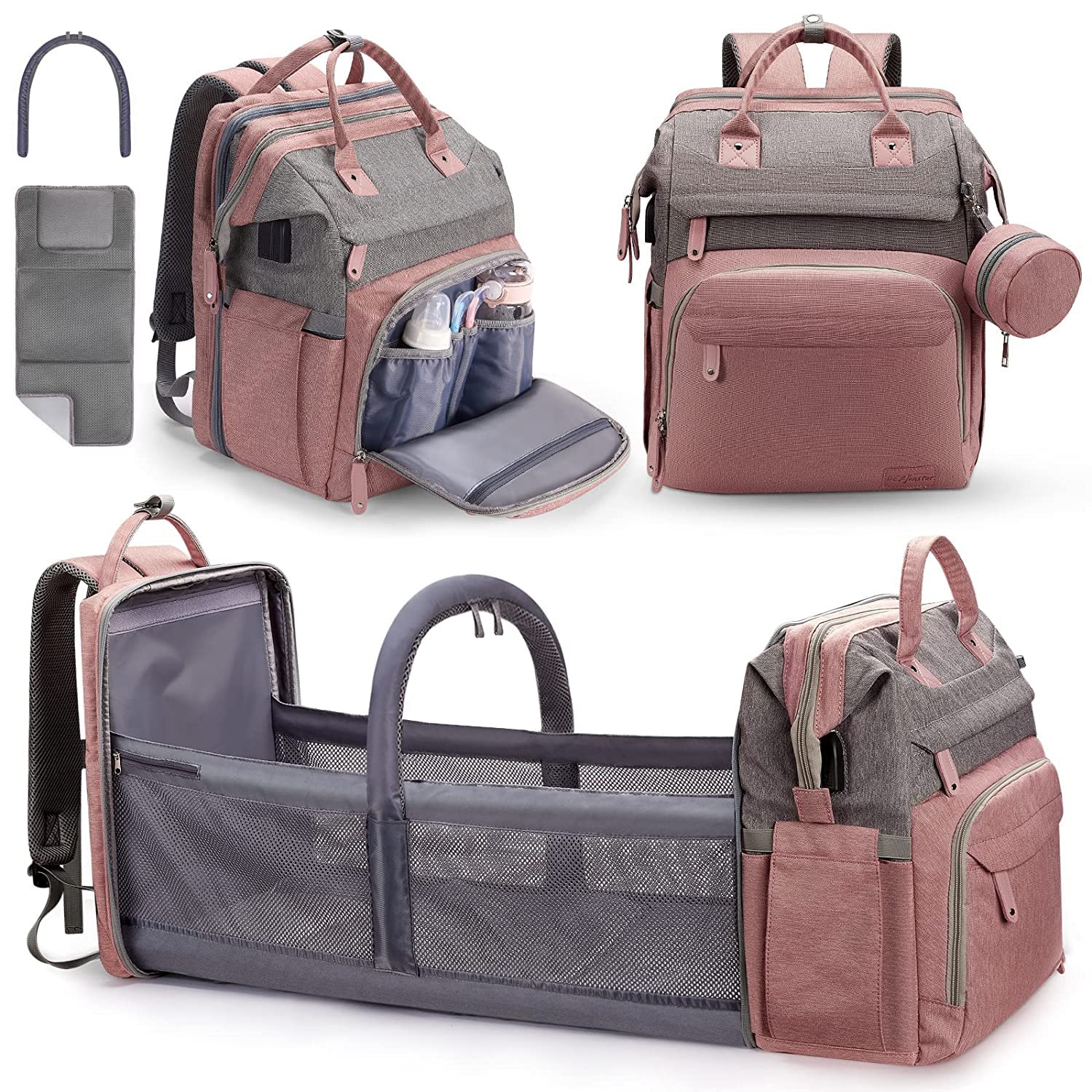 DERJUNSTAR Multi Functional Diaper Bag