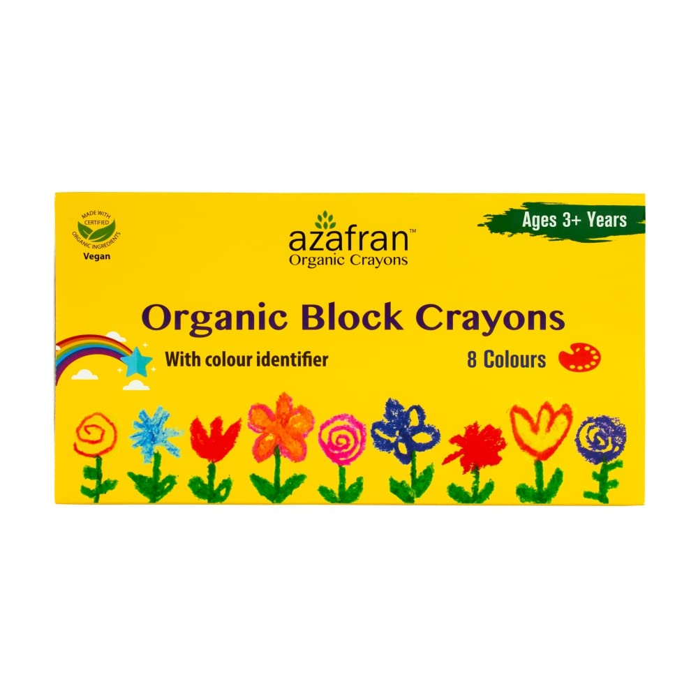Azafran Organic Block Crayons
