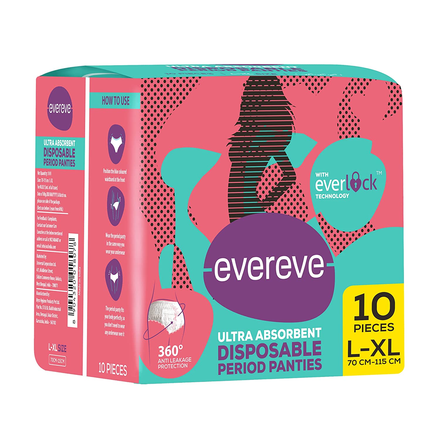 EverEve Ultra Absorbent Disposable Period Panties