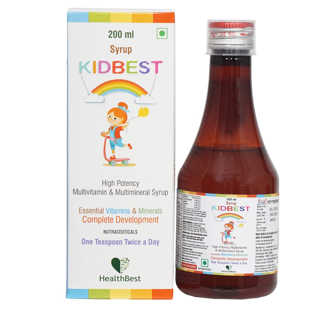 HealthBest Kidbest Multivitamin & Multimineral Syrup