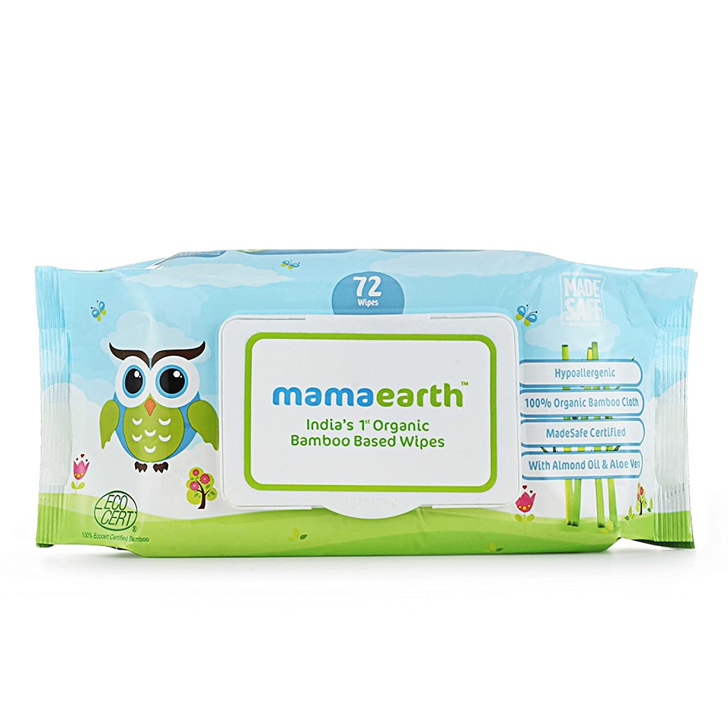 Mamaearth Organic Bamboo-Based Baby Wipes