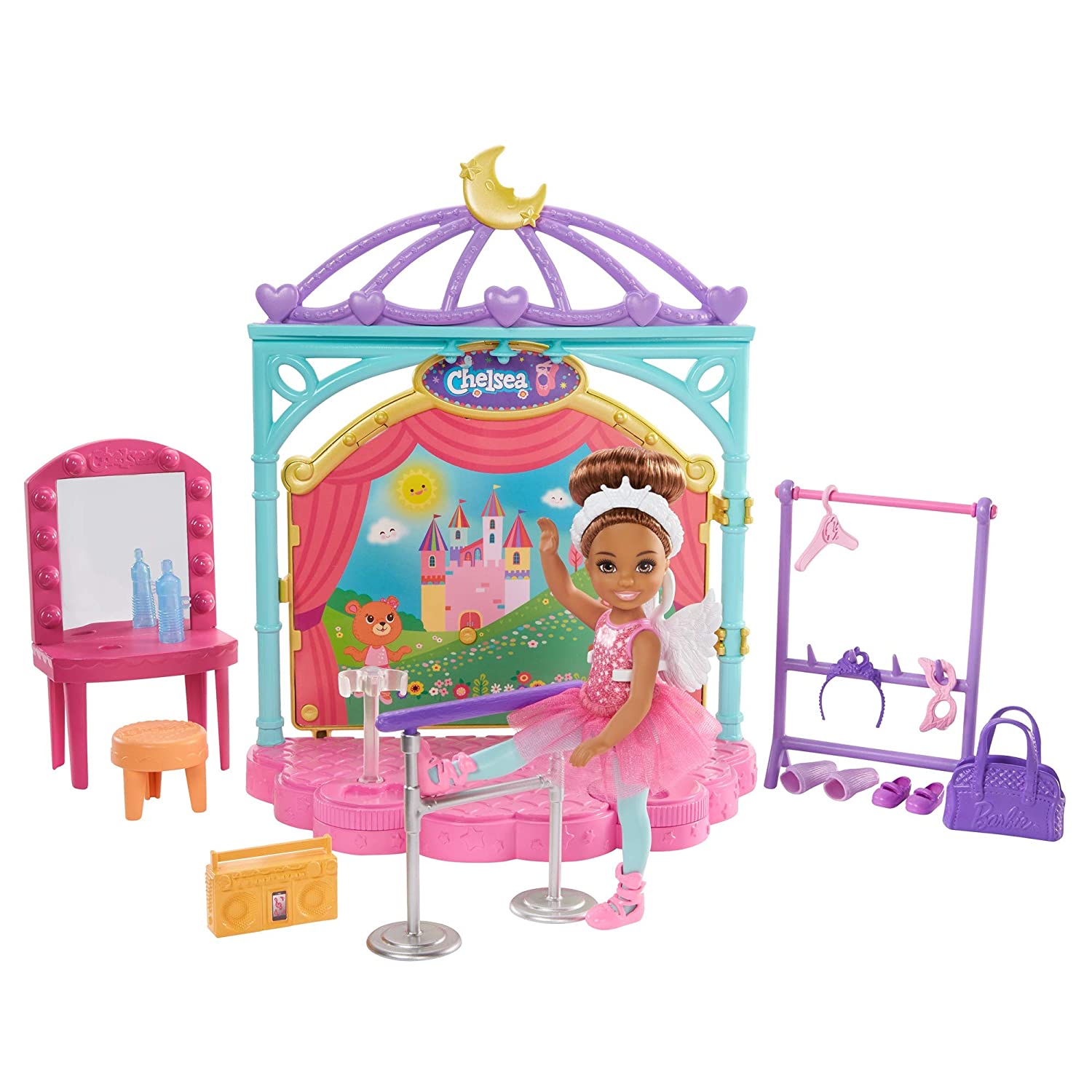 Barbie Club Chelsea Doll and Ballet Playset