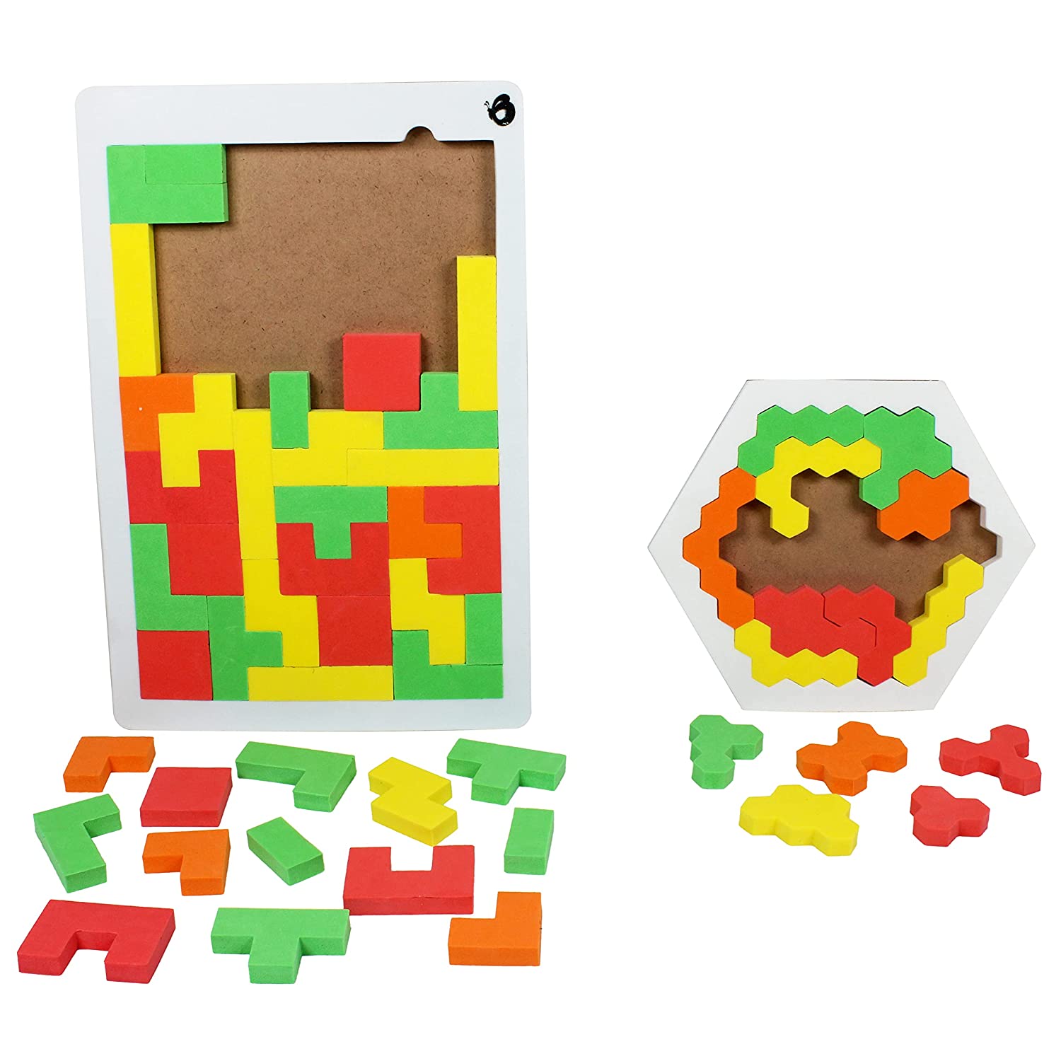 Butterfly Edufields Tangram Tetris Jigsaw Puzzle