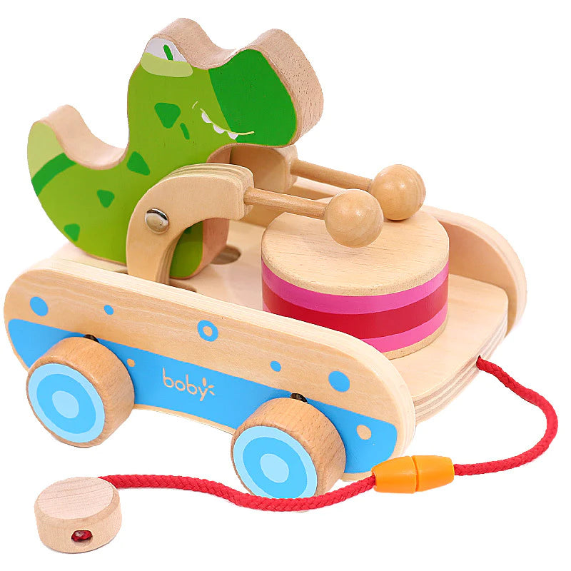 Crocodile Wooden Pull Along Toy