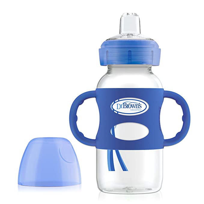 Dr. Brown’s Options+ Wide-Neck Transition Sippy Sprout Bottle
