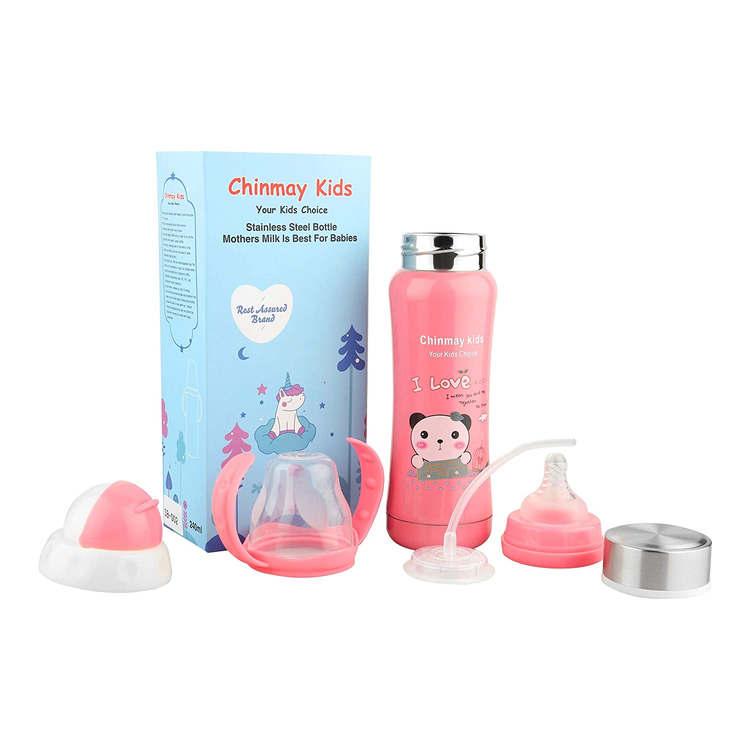 Ineffable Multifunctional Stainless Steel Feeding Bottle