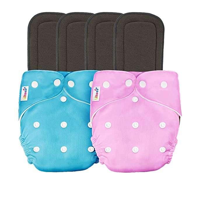 Liltoes All in One Reusable Adjustable Cloth Diapers