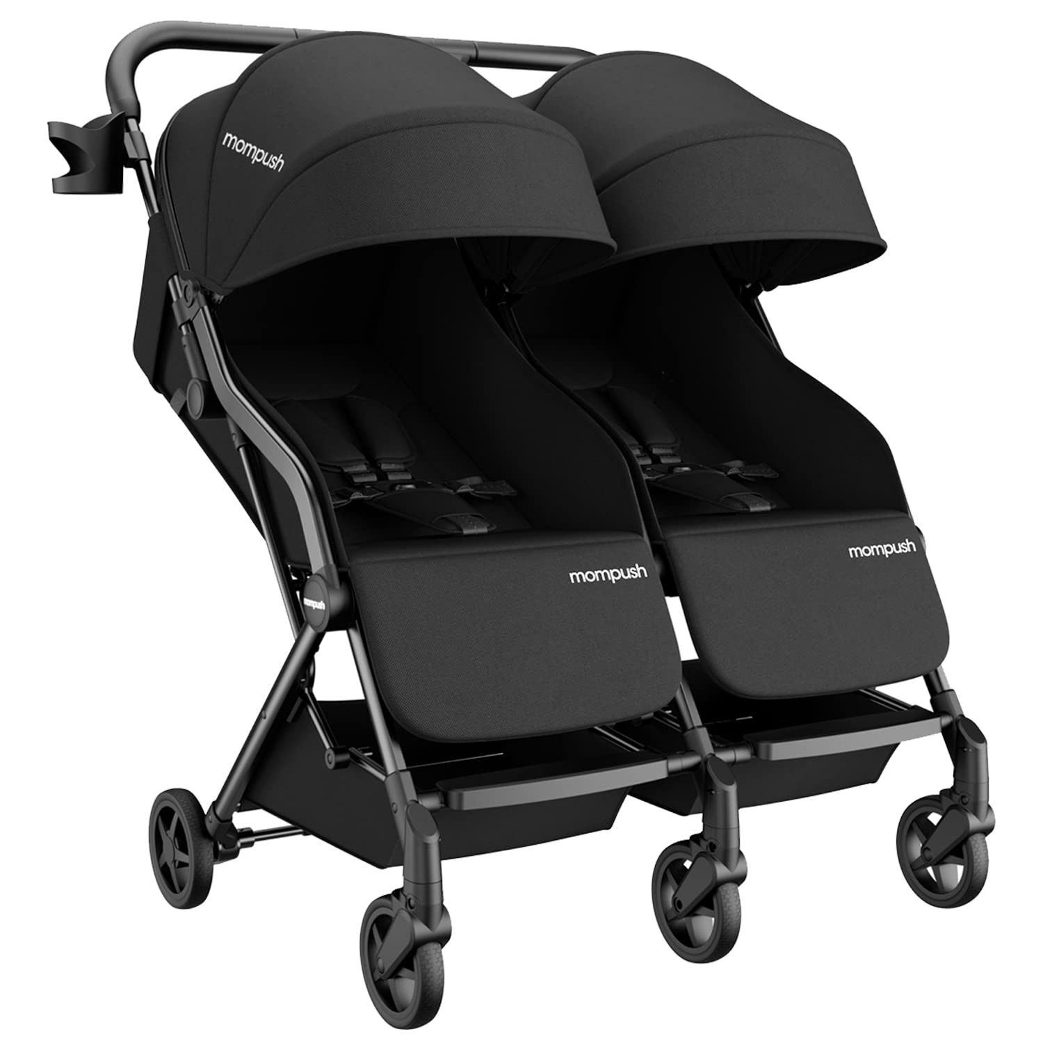 Mompush Lithe Double stroller side by side