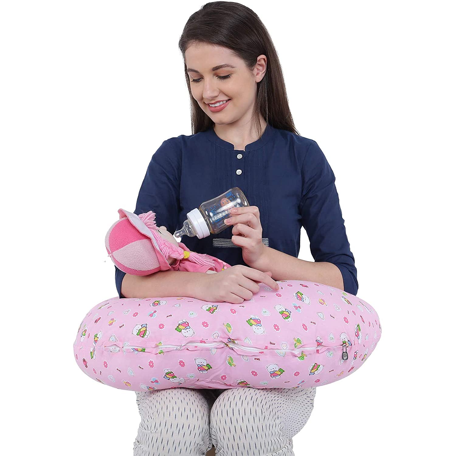 Momsyard 5 in 1 Magic Breastfeeding Pillow