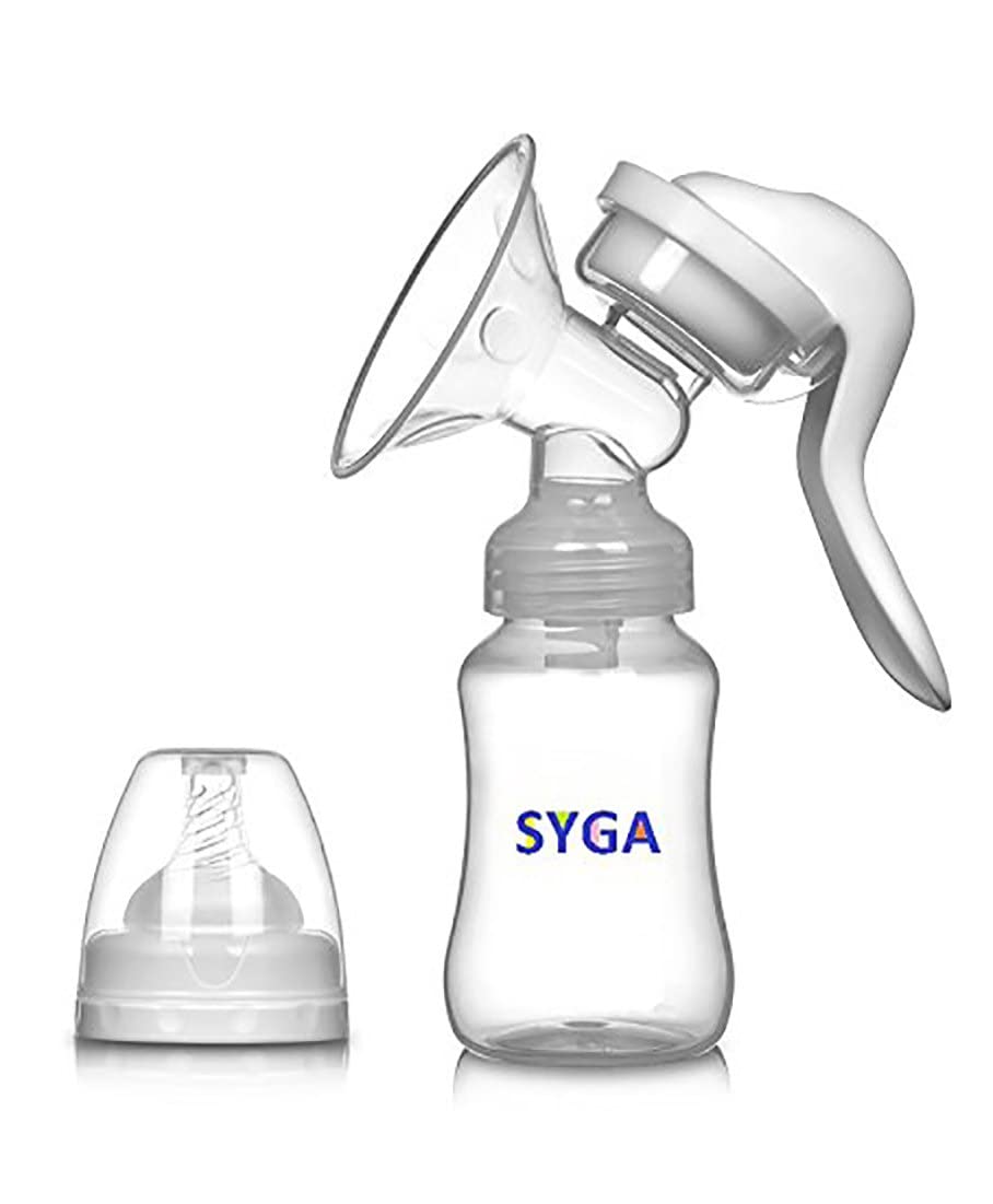 SYGA Manual Breast Pump with Feeding Nipple