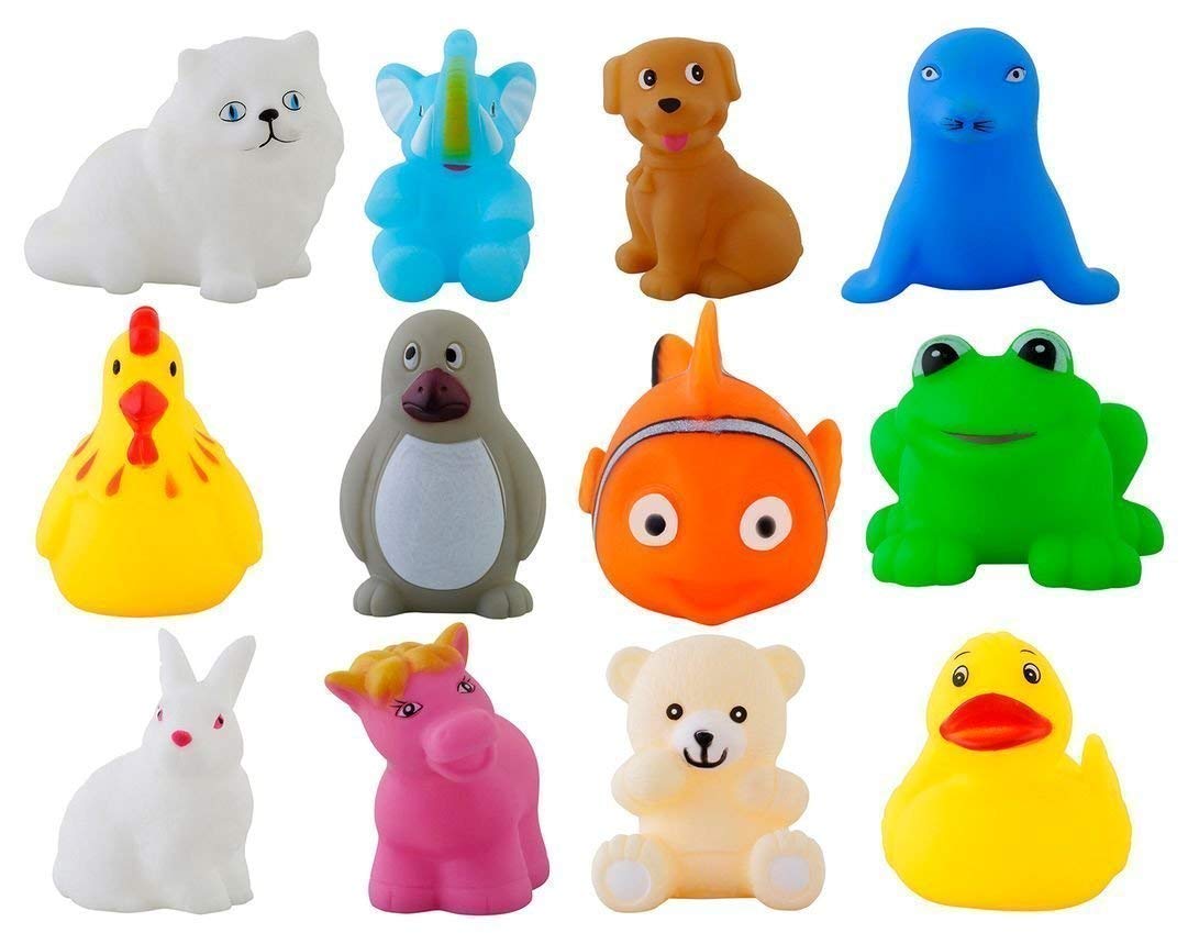 Storio Rubber Colorful Floating Baby Toys