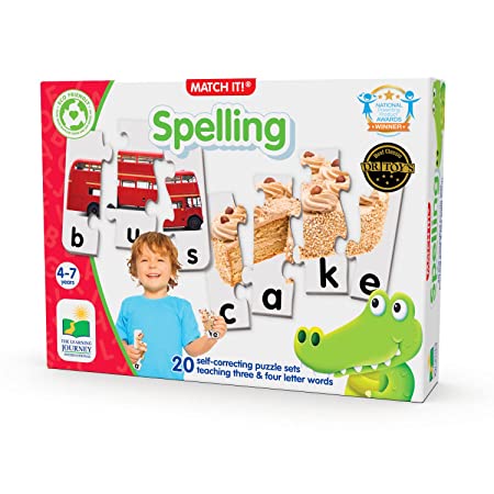 The Learning Journey Match It! Spelling, Multi Color