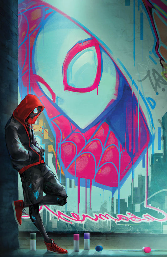 Spider-Man: Miles Morales : Into the Spiderverse Three Mural