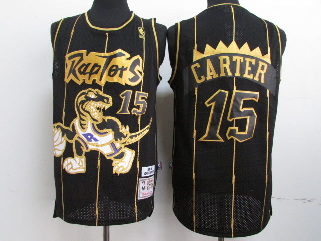 vince carter black and gold jersey