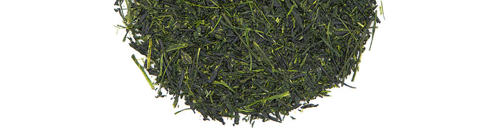 Sencha green tea leaves from Japan