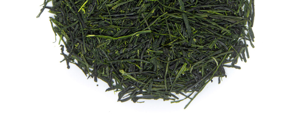 Sencha green tea leaves from Japan