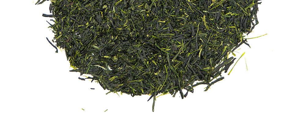 Sencha green tea leaves from Japan