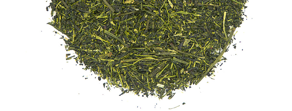 Sencha green tea leaves from Japan