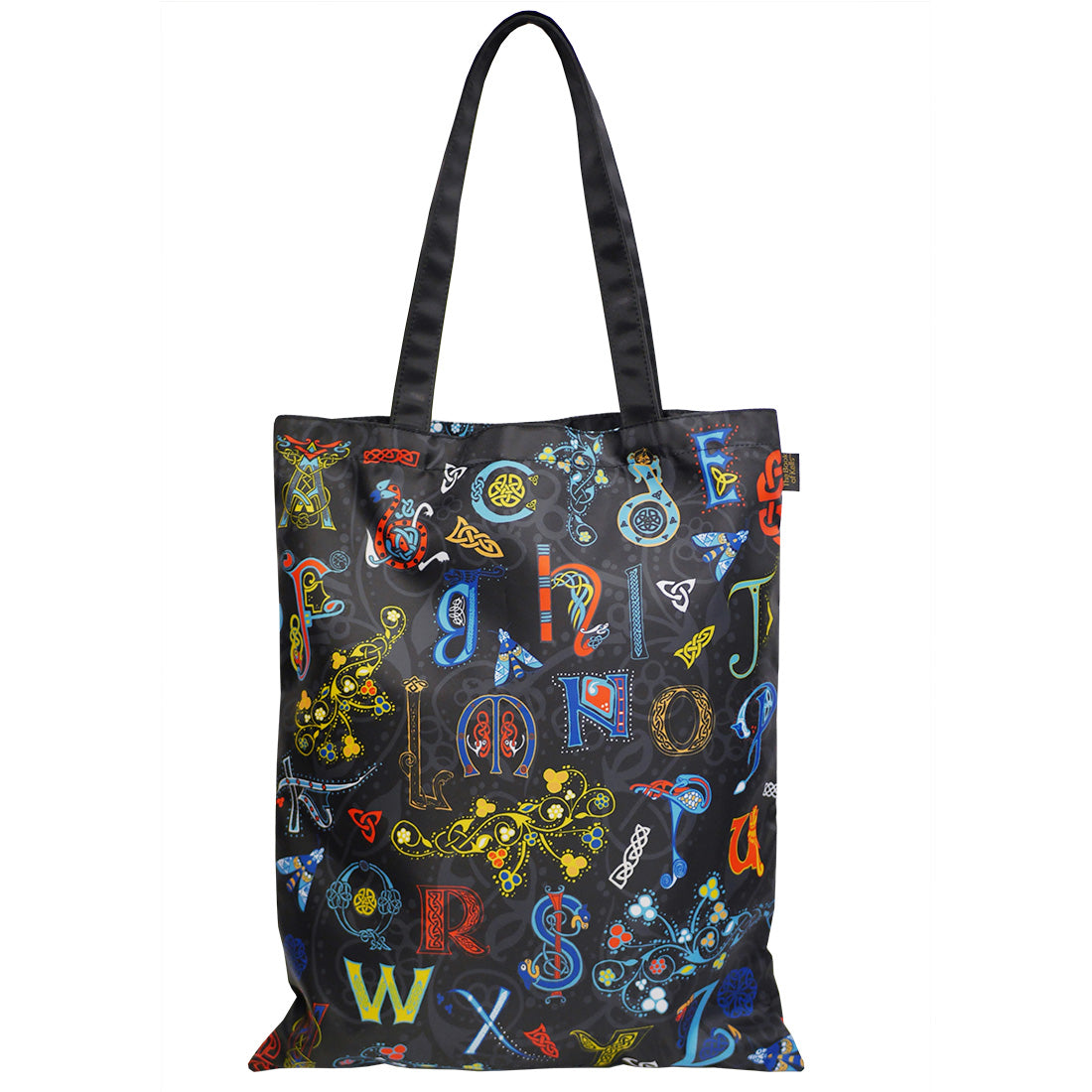 Book Of Kells Celtic Alphabet Tote Bag