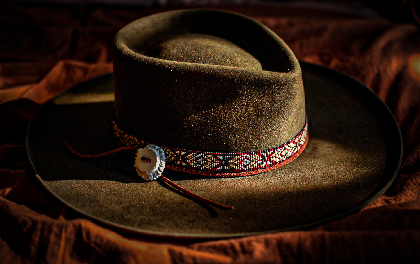 Hat Band — Made to Order — “Prairie Fire”