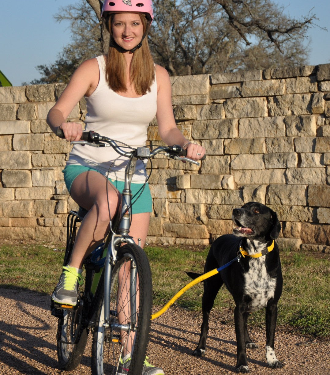 bike tow leash dog bicycle attachment