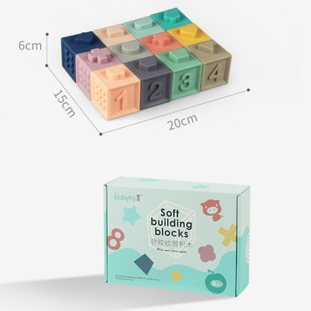 Soft 3D Building Blocks for Babies (Set)