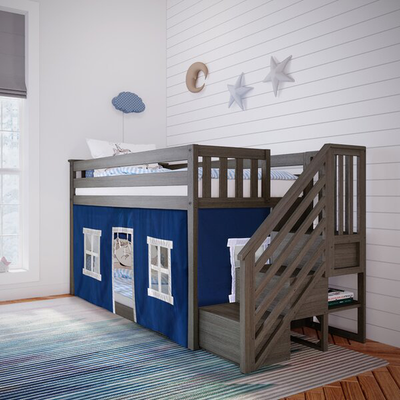 harriet bee eloy queen over queen bunk bed