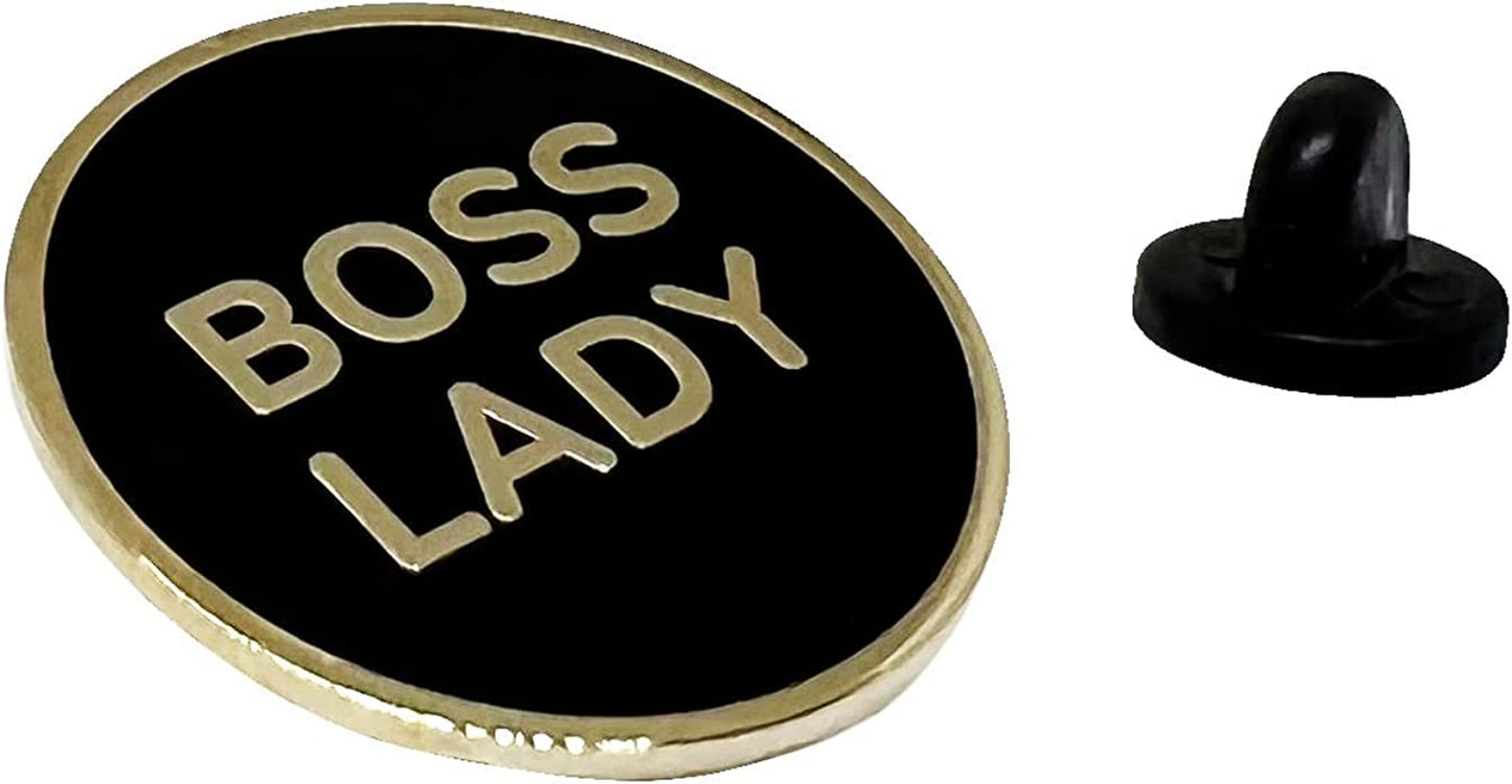 Boss Lady Lapel Pin - Funny Bossy Female Brooch - Mother'S Day Gift for Women Mom
