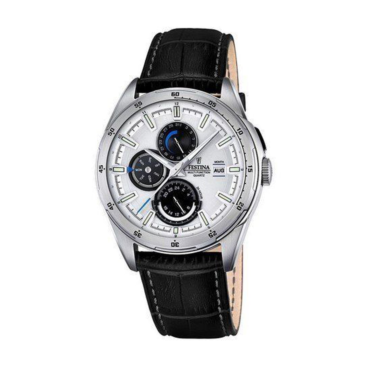 Men's watch, quartz movement, blue dial - f20357/c